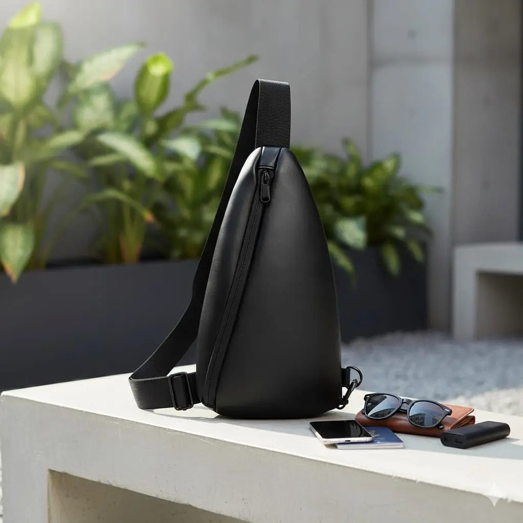 Karar Flux™ Premium Leather Sling Bag – Modern Design, Timeless Look Shop1103837570 Store