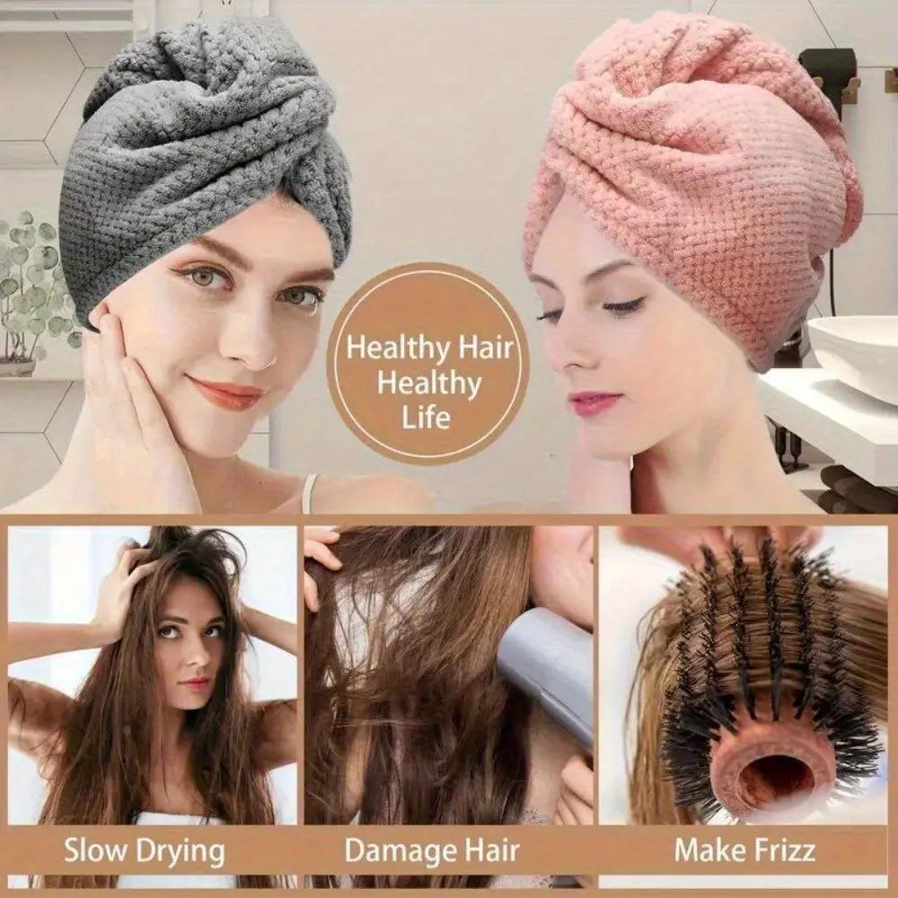 AuraWrap Anti-Frizz Microfiber Hair Towel - YNOM