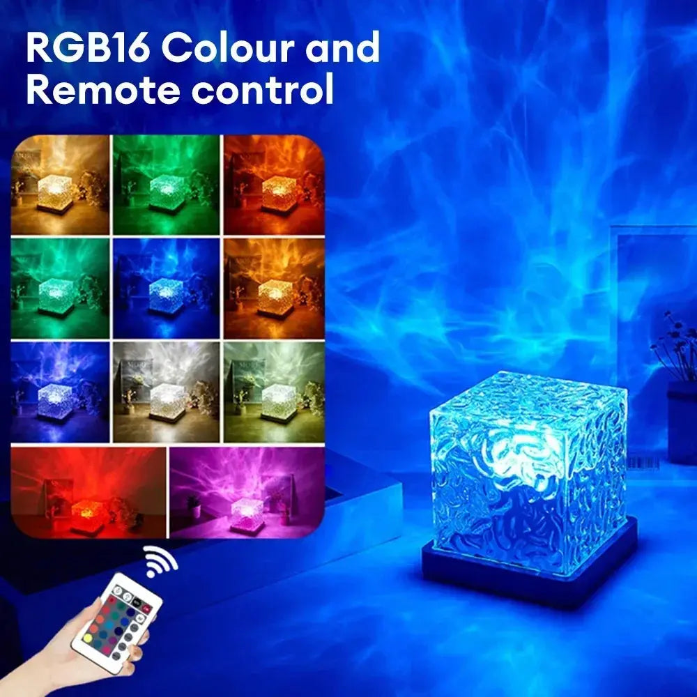 Ocean Glow Night Light | LED Ocean Wave Projector Mood Lamp for Bedroom Decor Stone's Store