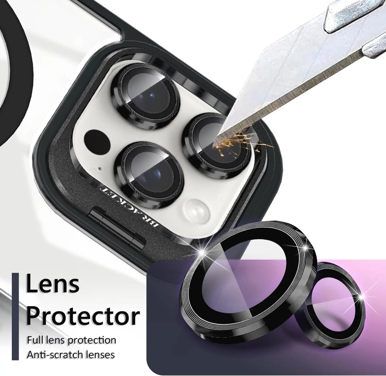 iPhone 17 Pro Max MagSafe Shockproof Case with Stand & Camera Protector TAOYUNXI 3C Products Store