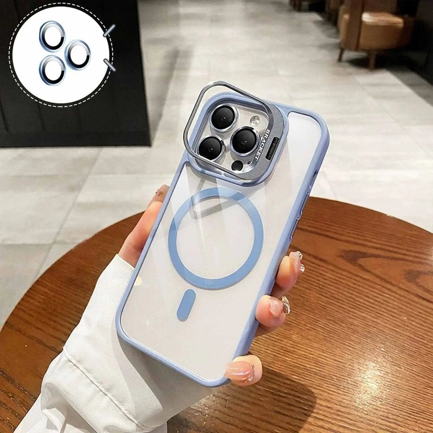 iPhone 17 Pro Max MagSafe Shockproof Case with Stand & Camera Protector TAOYUNXI 3C Products Store