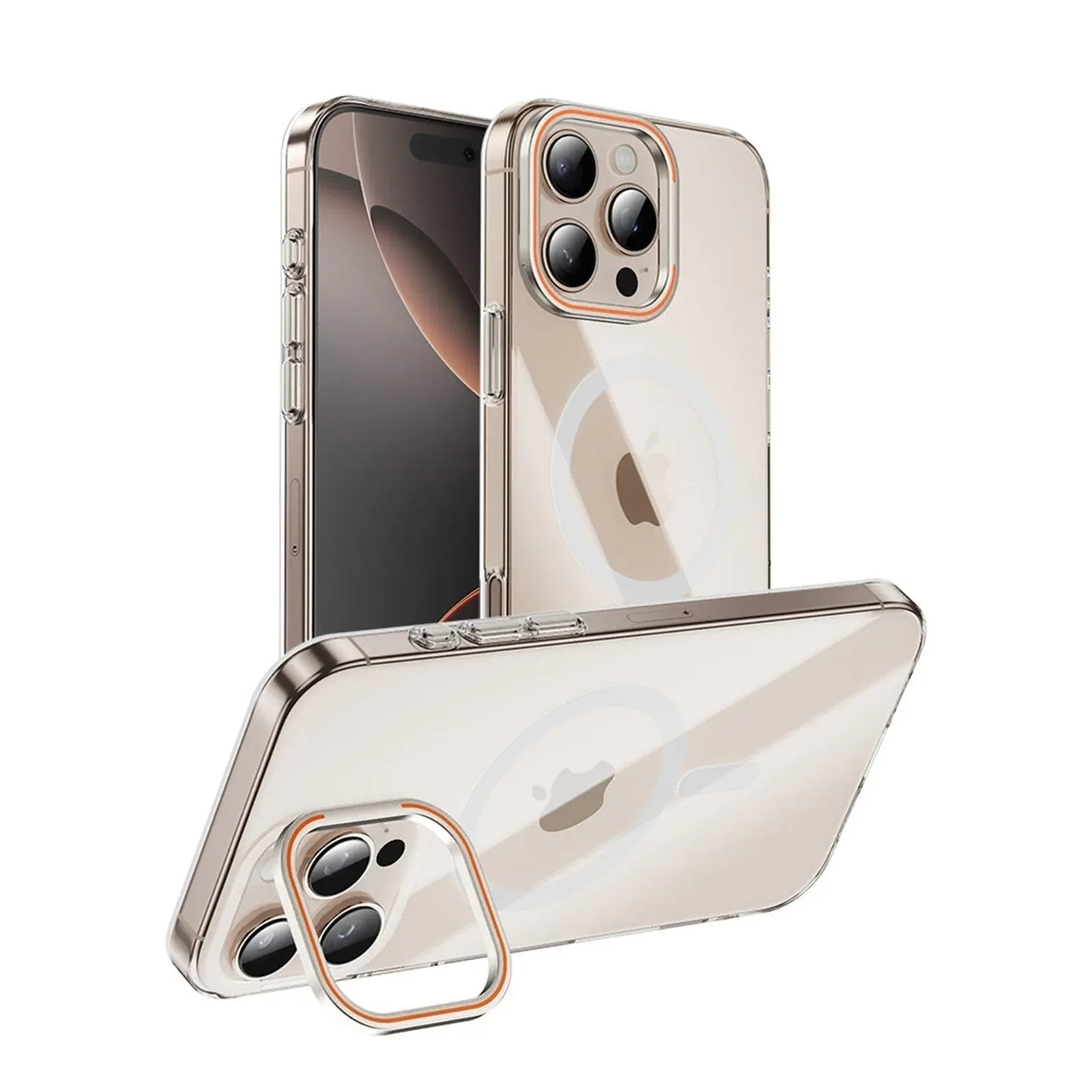 iPhone 17 Pro Max MagSafe Shockproof Case with Stand & Camera Protector TAOYUNXI 3C Products Store